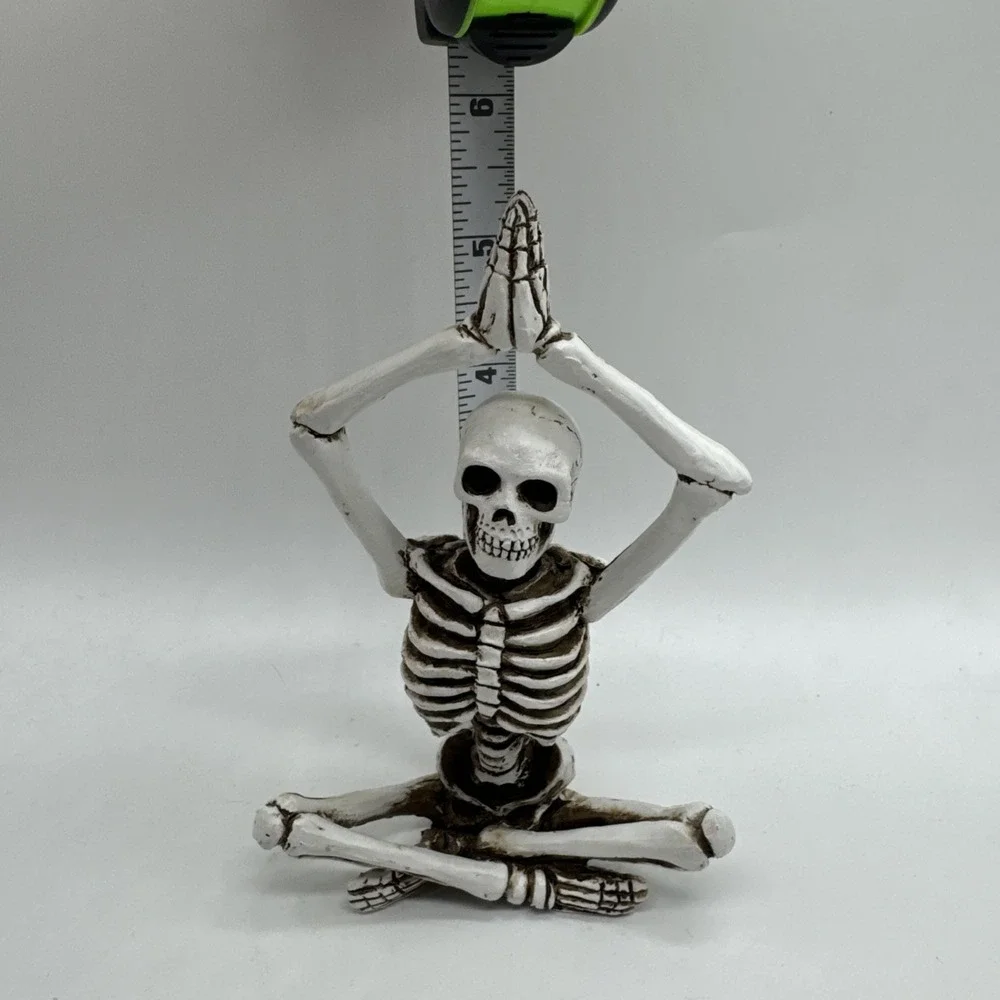 Skeleton Yoga Meditation Pose Decorative